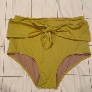 Lime yellow, Kirstin Jeane swim bottoms, Large